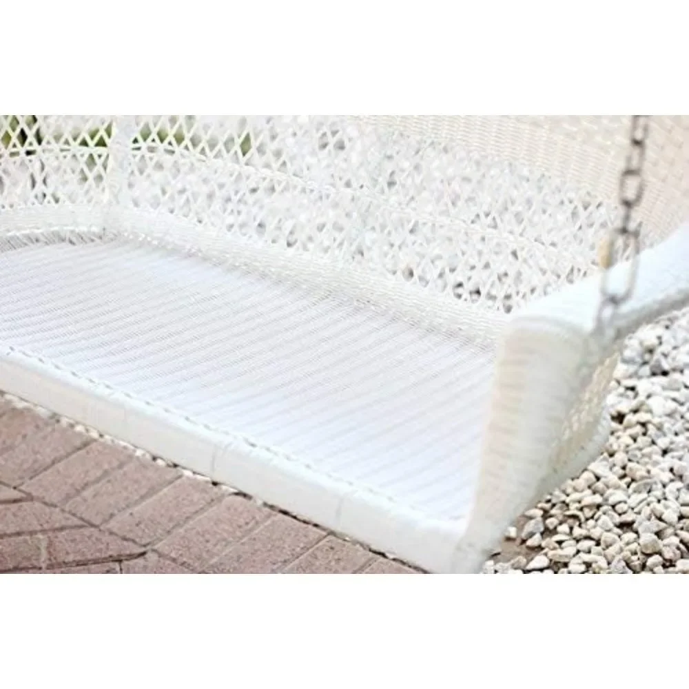 W00206S-B Resin Wicker, White 4