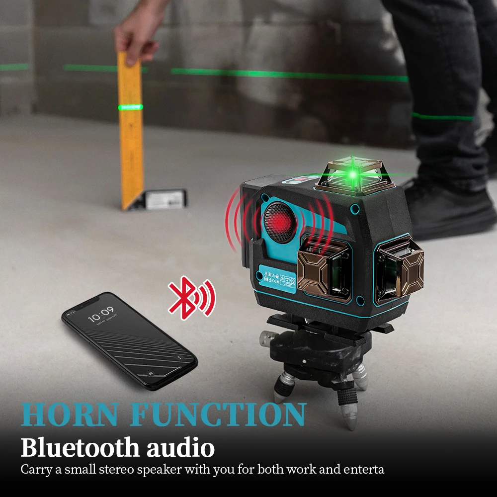 Makita 16 Lines Laser Level Horn Function With Bluetooth Audio Self-leveling