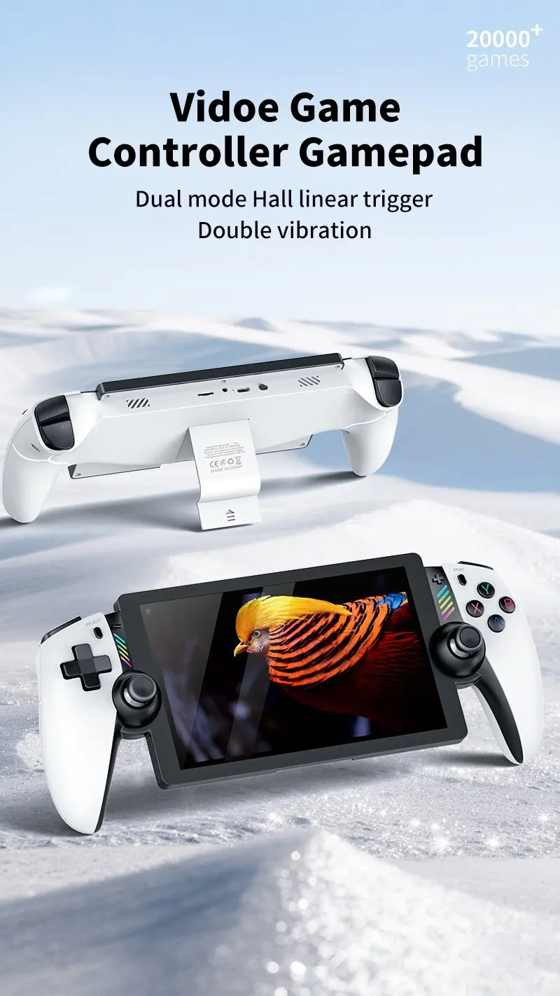 Retro Handheld Game Console With 7 Inch Lcd Hd Screen And Emulators_voghion.com