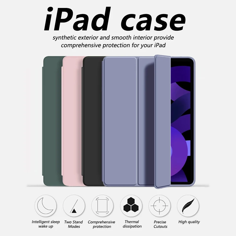 For Ipad Tablet Case Funda For Pro 12.9 Pro 11 Ipad Accessories For Ipad 10.2in 7/8/9/ 10th Generation Air 5 Air 4 Tablet Cover - Tablets & E-books Case - AliExpress
