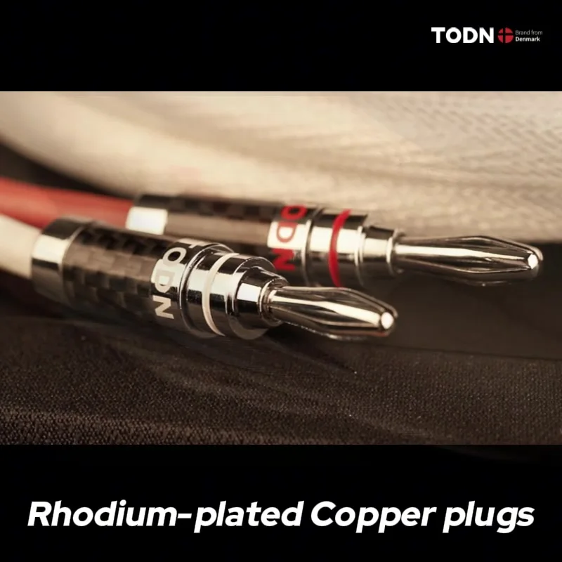 単結晶OCC銀線HIFIスピーカーケーブル3mペア　バナナプラグ TODN 1 ペア HIFI 銀メッキスピーカーケーブルハイエンド 7N OCC