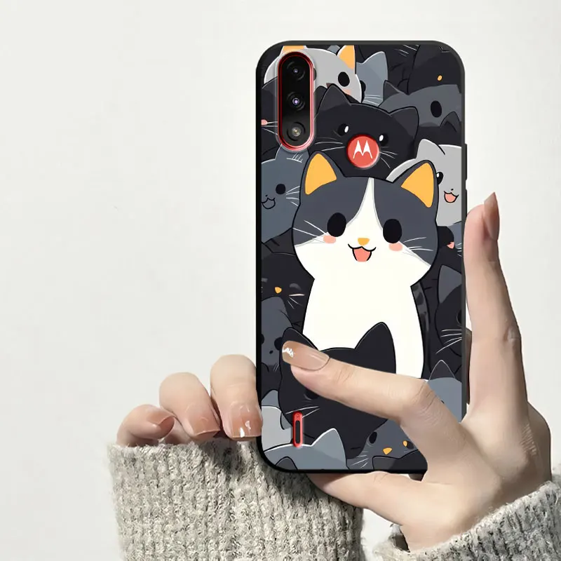 Shockproof Soft Silicone Cat Design TPU Phone Case