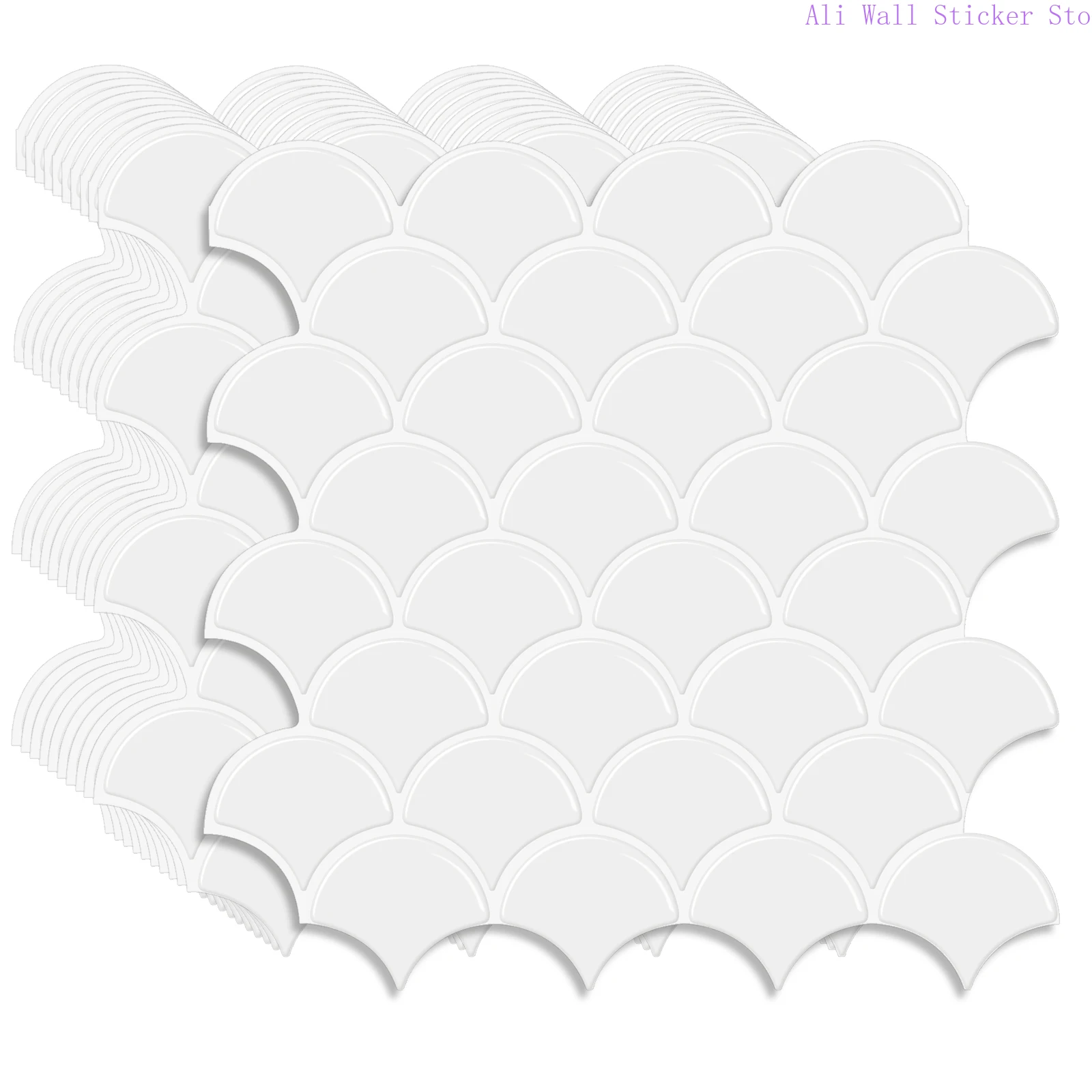 

Universal 3d Wall Tile Stickers Peel and Stick Vinyl Wallpaper Kitchen and Bathroom Backsplash Wall Decals