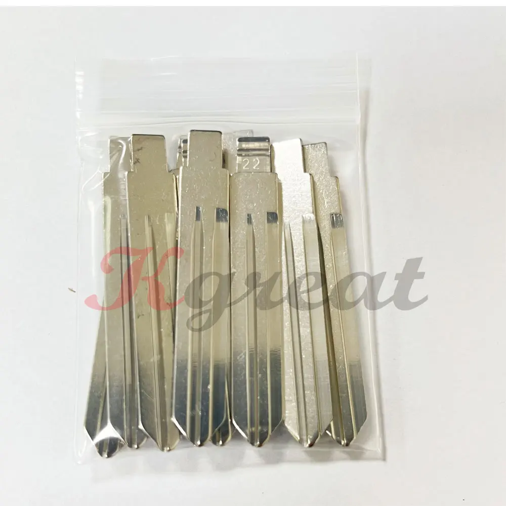 10pcs/Lot #22 NSN14 Key Blanks KD/VVDI Remote Key Blade for Nissan TIIDA Renault Subaru Infiniti Uncut Flip Car Blank