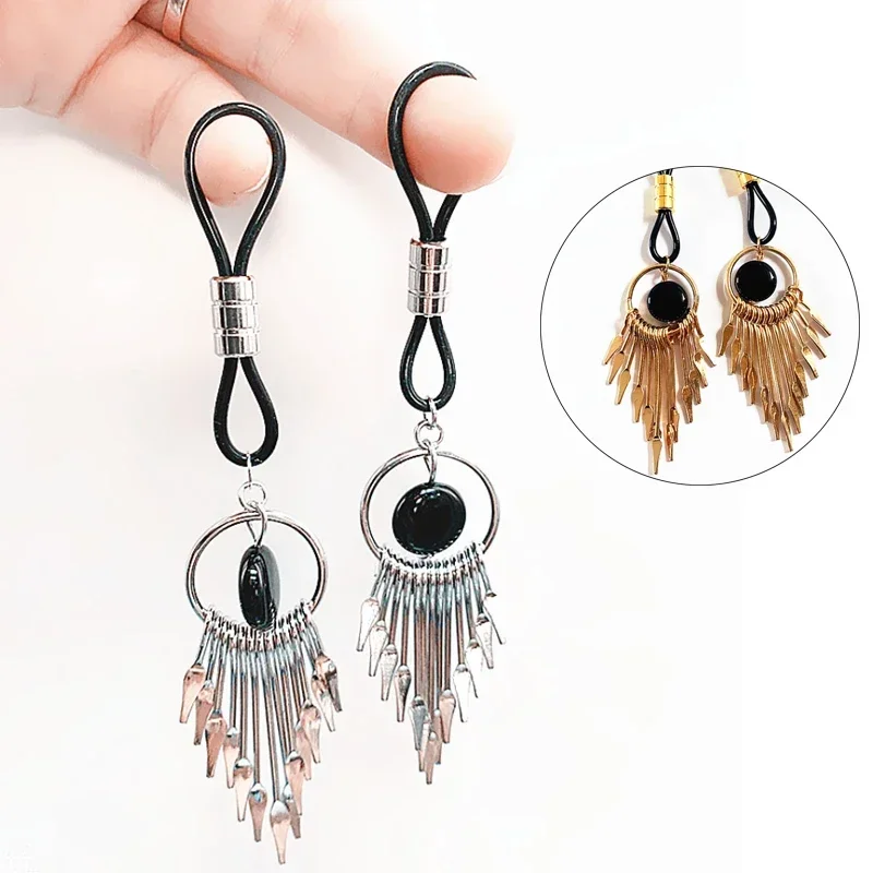 Metal Nipple Clamps Chest Clitoris Stimulation SM Fetish Restraint Small Bell Breast Clips BDSM Sex Toys Women for nipple sex toys nipple clamps