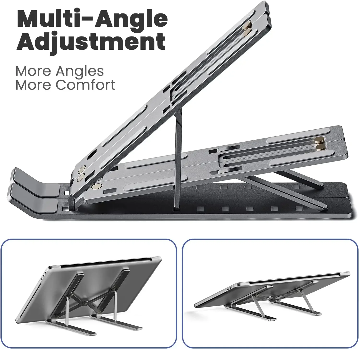 Portable Laptop Stand laptop stand Aluminum Notebook Holder Foldable 10 To 15.6 Inches Laptop Bracket for Macbook Air Pro Xiaomi Accessories