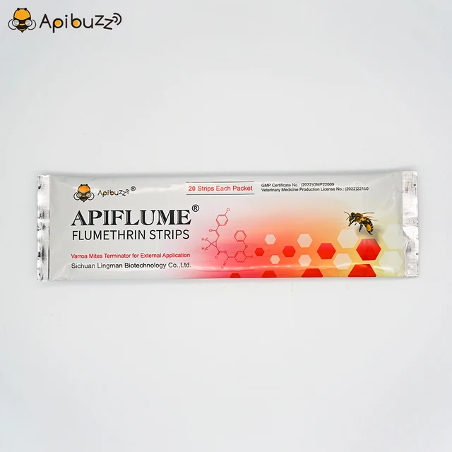 Apibuzz Apiflume 20-Csík Méhészet Flumethrin Csíkok Varroa Atkák Vezérlése Méhek Tartó Berendezések Apicultura - Image 3
