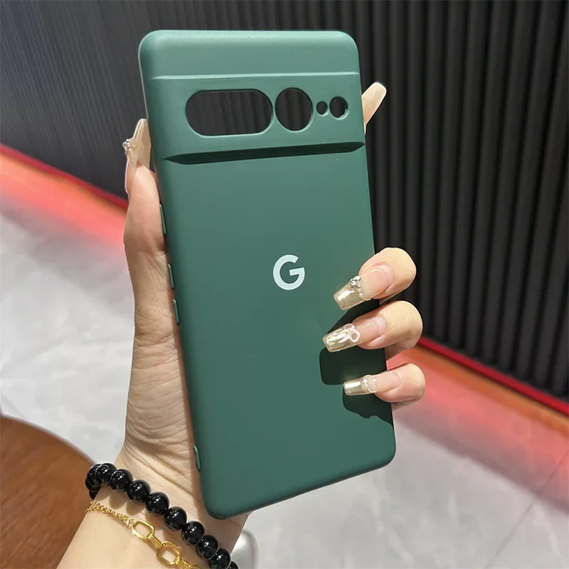 Luxury Silky Silicone Shockproof Protective Case - Soft-Touch Back Cover
