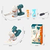 Kids Electric Vacuum Cleaner Toy House Cleaning Toy Pretend for Play Simulation Cleaner with 3 x Nozzle Duster Children 3
