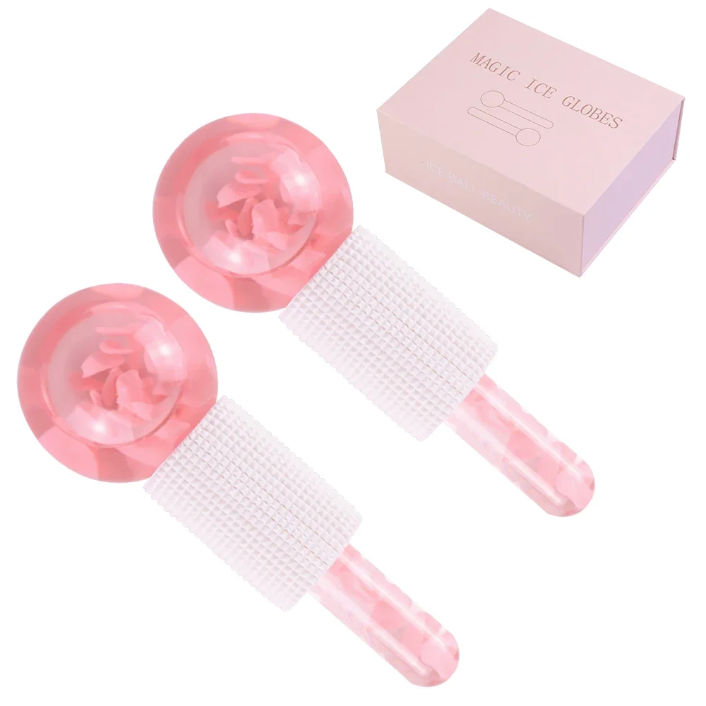 Facial Ice Globes Cryo Facial Roller For Hot & Cold Facial Massage Face Lifting Anti Aging Massager Beauty Spa Skin Care Tools