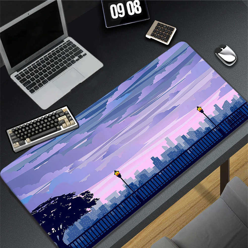 

Forest Landscape Large Mouse Pad Speed Gaming Mousepad Gamer Rubber Mouse Mat XXL Desktops For Computer Desk Mat 900x400mm