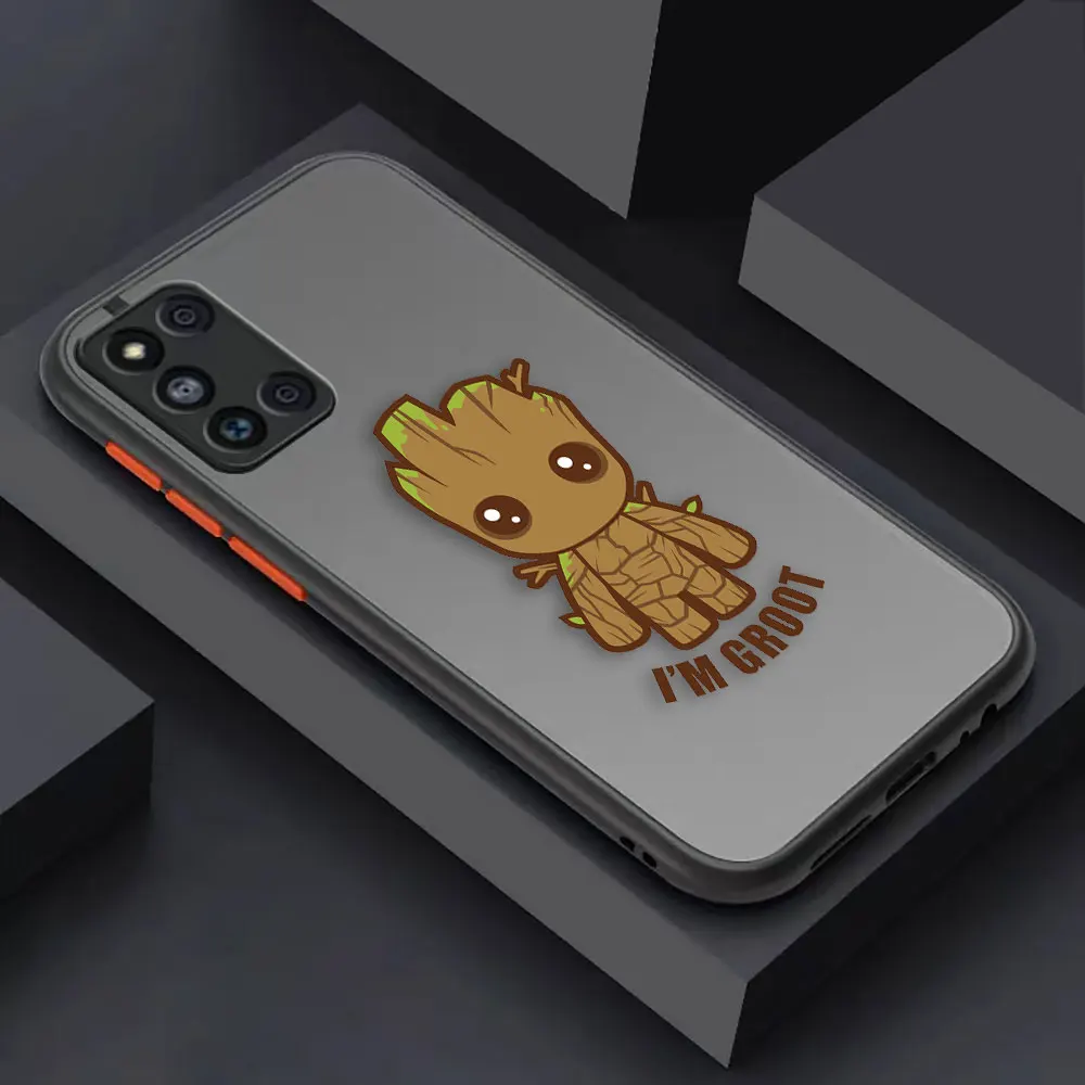 thumbnail image 1 of Matte Case for Samsung Galaxy M62 M53 M52 M51 M33 M32 M31 M30S 5G J8 J7 J6 J5 J4 Case Funda Coque Capa Shell Marvel Comics Groot, 1 of 5
