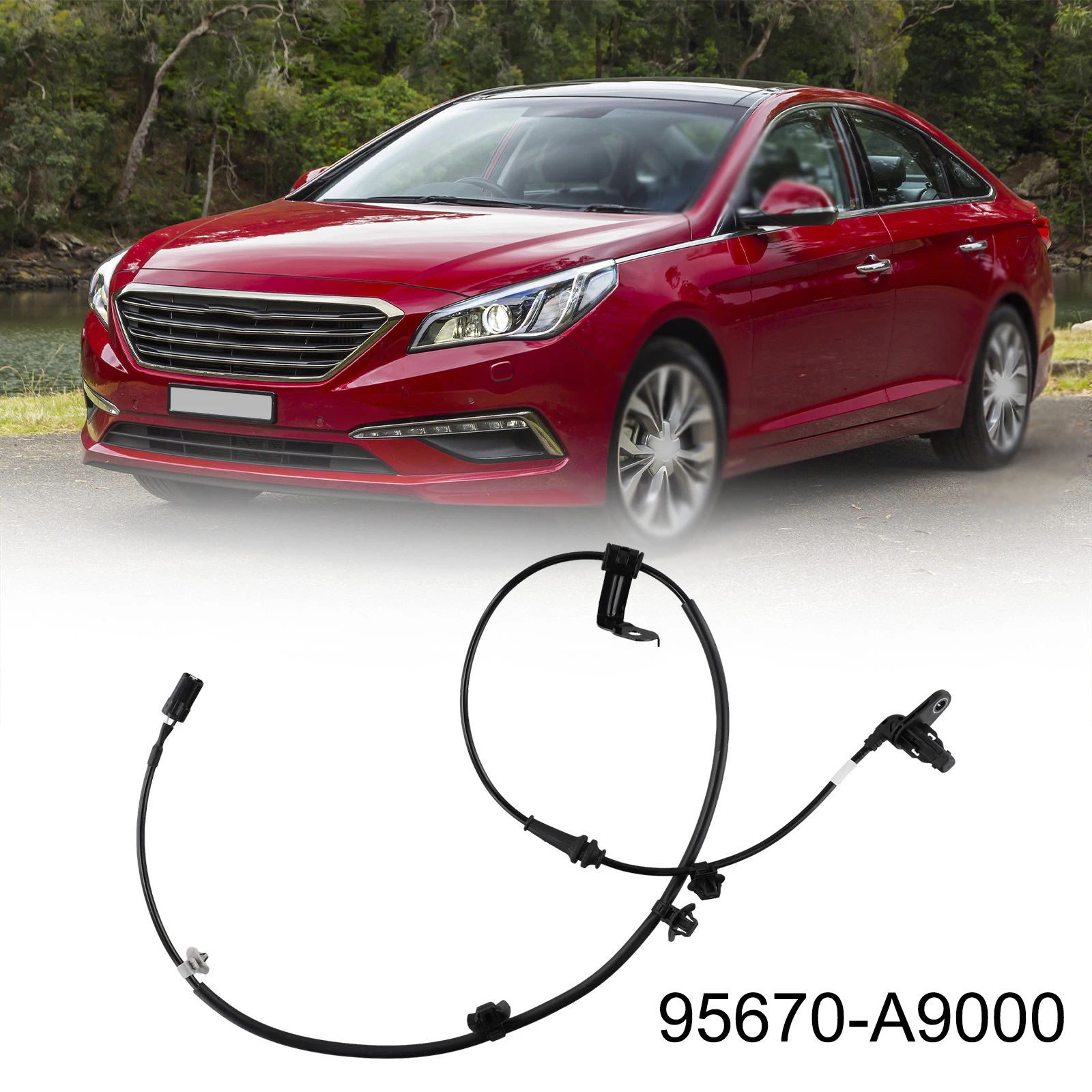 Kia For SEDONA 2015 21 전면 좌측 속도 센서 교체 부품 OEM 95670A9000 금속 자동차 속도 센서