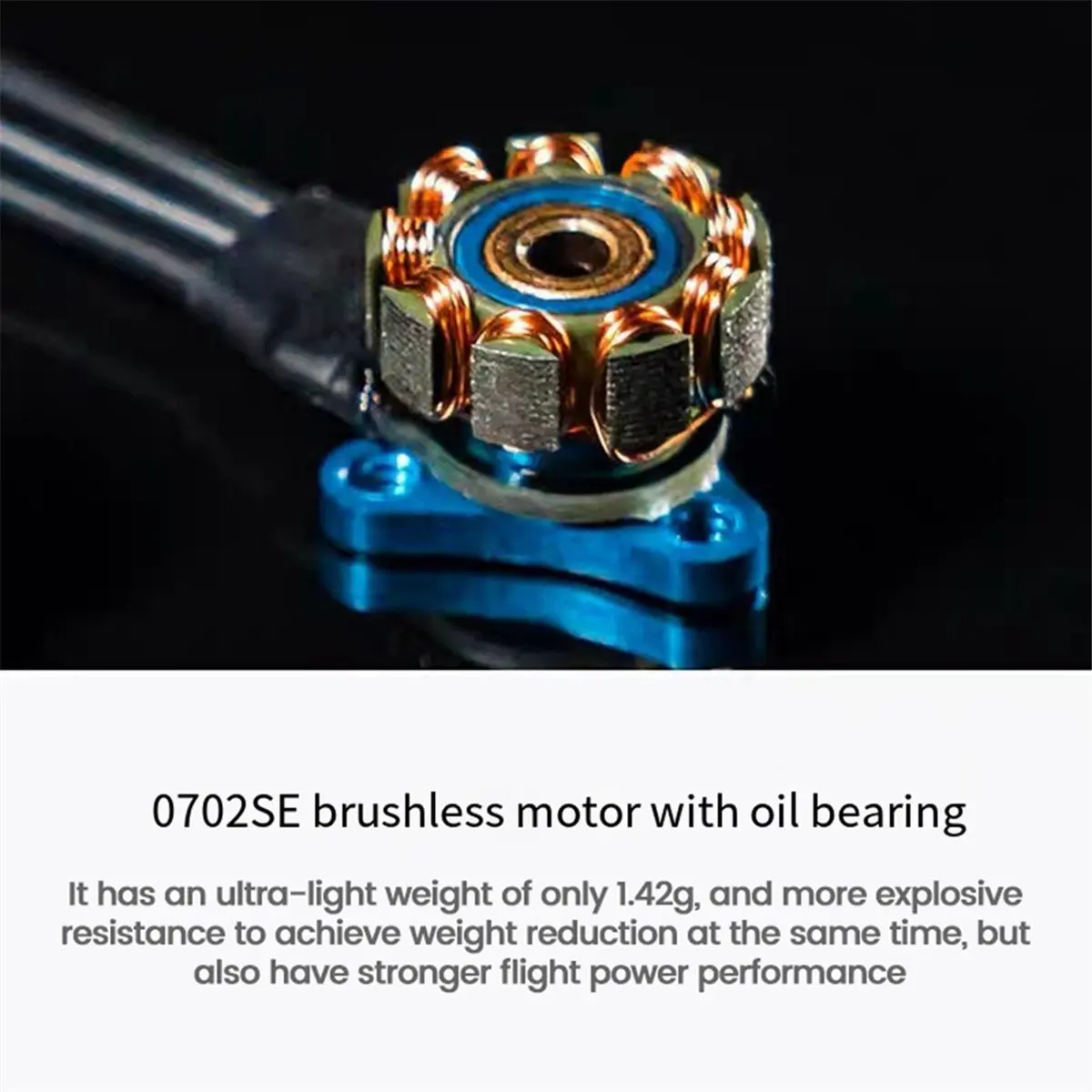 (AIMA) 4PCS 0702SE 브러시리스 모터 25000KV 1S 드론 모터(65mm Whoop 드론용) AIR 65용