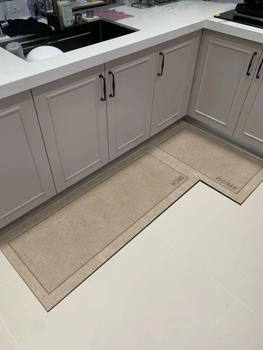 Kitchen Floor Mat Absorbent Anti-slip Carpet Soft Diatom Mud Foot Mats Home Decoration Long Rug Alfombras De Cocina שטיח למטבח photo review