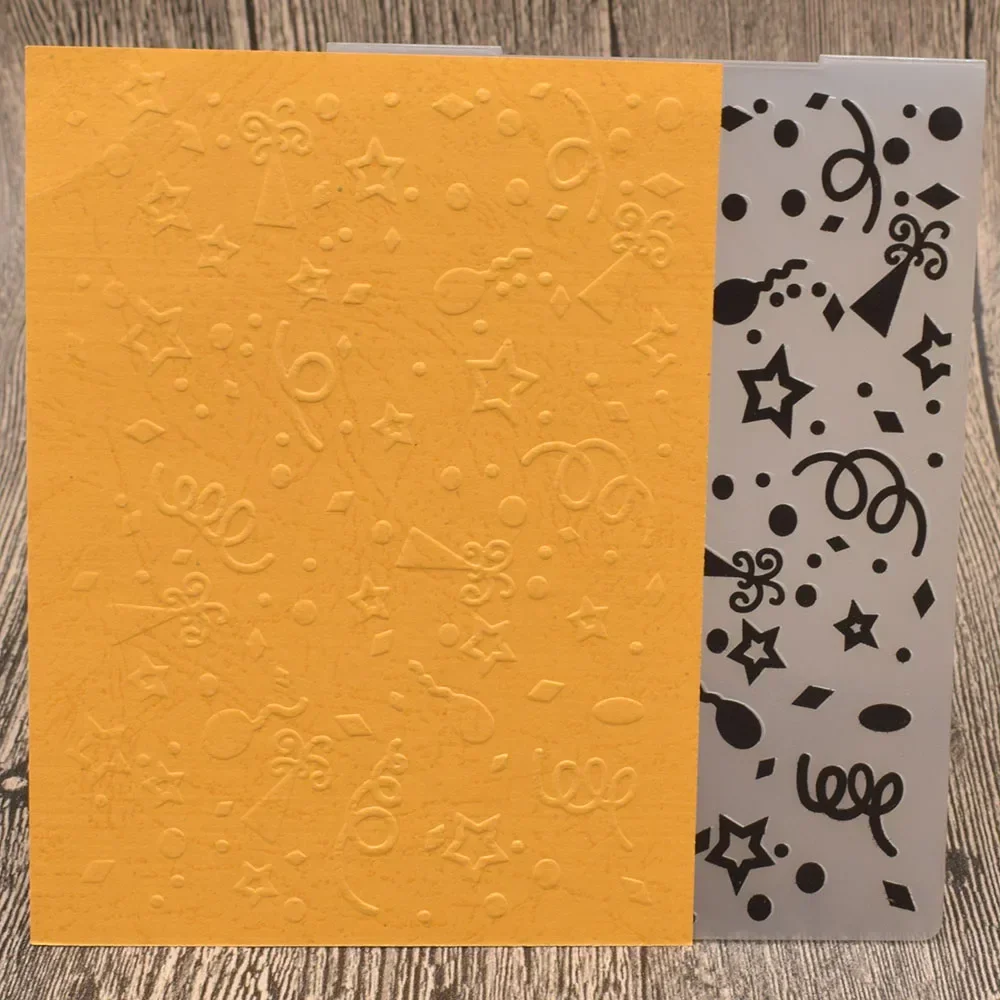 Fireworks Plastic Embossing Folders for Card Making DIY Scrapbooking Paper Craft Template plastic embossing folder,embossing folder