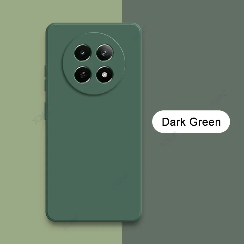 Luxury Dual Layer Liquid Silicone Armor Cellphone Case with Camera Protection