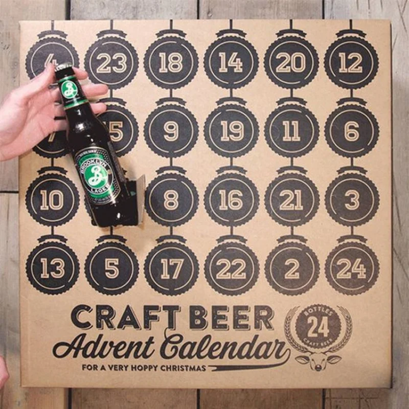Custom Custom Beer Calendar Box 24 Bottles Corrugated Carton Shipping Box Beer  Advent Calendar Box - AliExpress