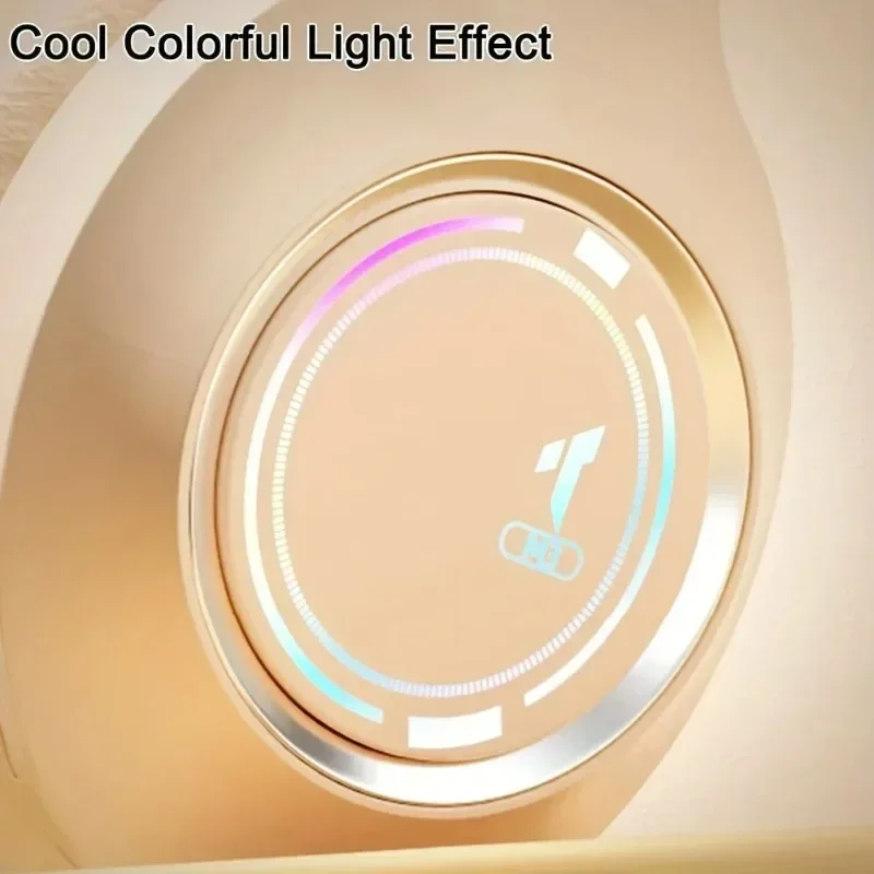 Wireless Bluetooth Headset Folding Led Card Type C Charging