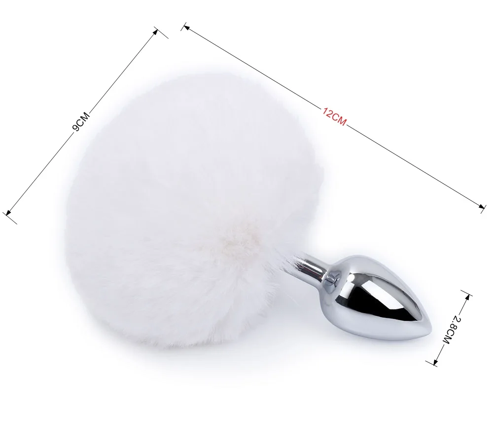 19INCH Fox Butt Plug Tail Anal Teaser Comfort Furry Beginner Sex Toy Indeed Explore Ass Dog Play Women stimulate Cosplay Lots