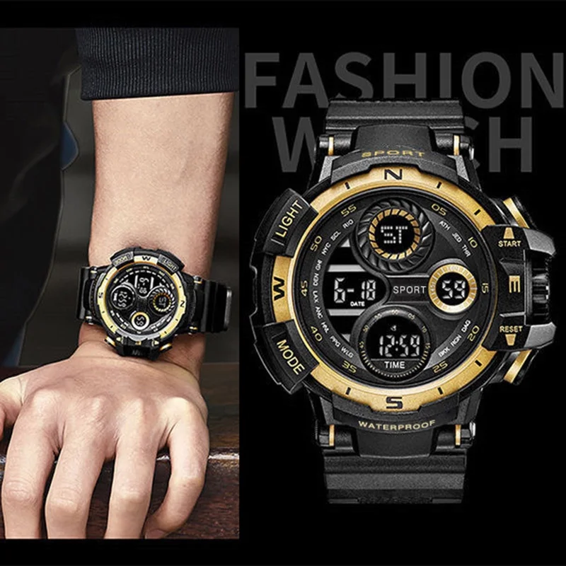 Kegllect Men Fashion Sports  Watches Multifunctional Electronic Wristwatch 2