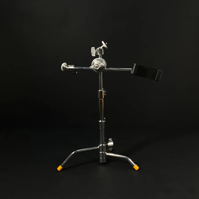 Mini C-Stand Phone Stand LED Light Desktop Stand Lighting Stands for Netcasting Video Live