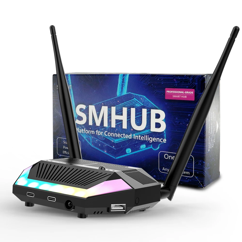 SMLIGHT SMHUB 멀티 라디오(Zigbee2MQTT, Matterbridge, Node-RED 지원) |   지그비, 스레드, Z-웨이브 POE 플랫폼을 통한 연결된 지능
