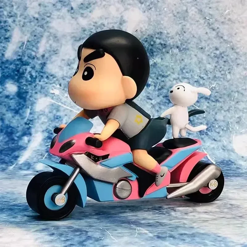

Crayon Shin-Chan 13,5 cm Gk локомотив нохара Shinnosuke маленькие мотоциклетные шины подвижная ручная модель детские креативные подарки
