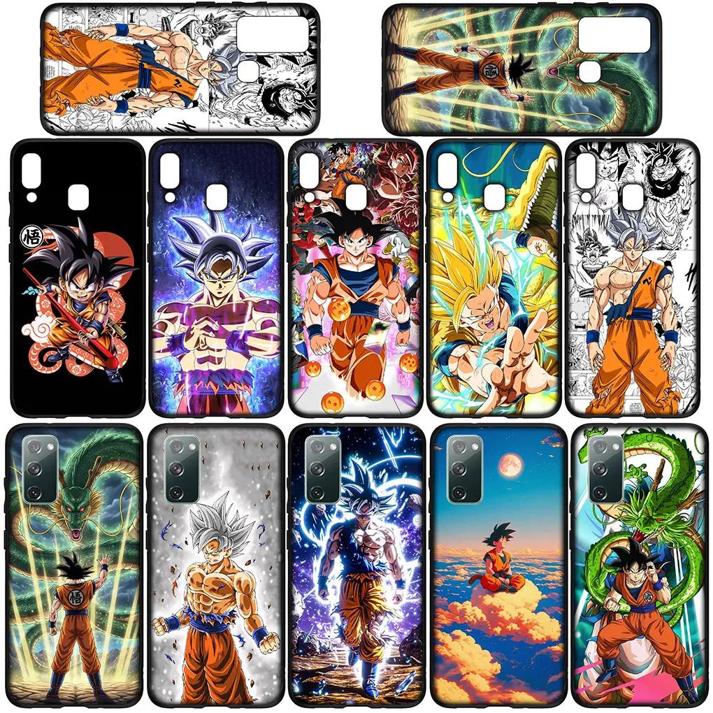 Dragon Son Goku Ball Themed Phone Case with Wallpaper Design