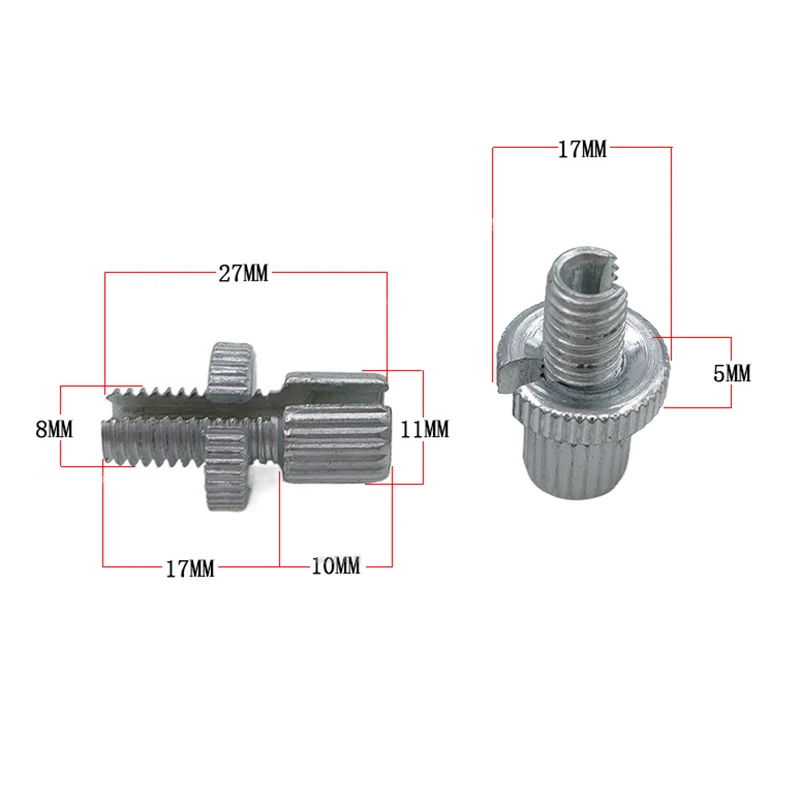 Hot 2pcs 30*M6 Clutch Brake Cable Adjuster Regulating Screw For Motorcycle Bicycle Clutch Brake Adjustment Screw
