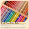 36 Colors Pink Red Blue Glitter Shades Dipping Powder and Dip Liquid Set & Essential Manicure Tools for Women New Year Gift 2