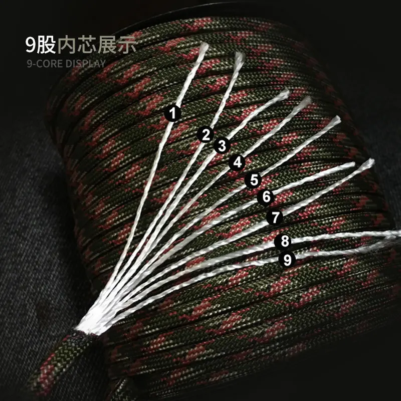 550 Paracord 9-Core Survival Rope 2