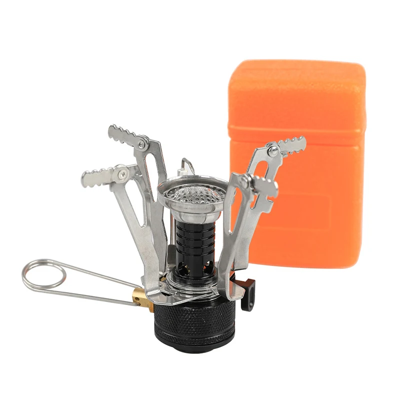 

Outdoor Camping Stove With Mini Integrated Electric Ignition Stove Head Camping Stove Head