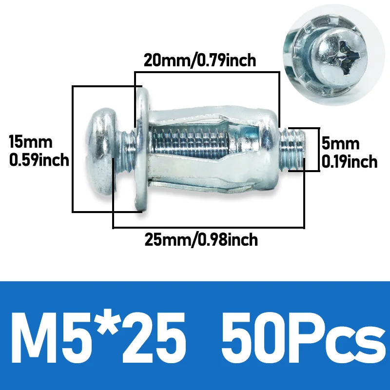 M5x25(50Pcs)