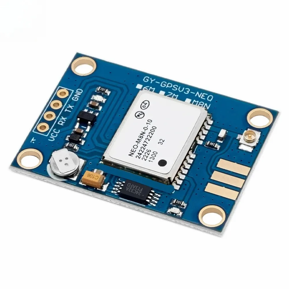 GPS NEO-M8N NEO-6M 10Hz modulis su keramine antena, skirtas dronų RTK robotikai