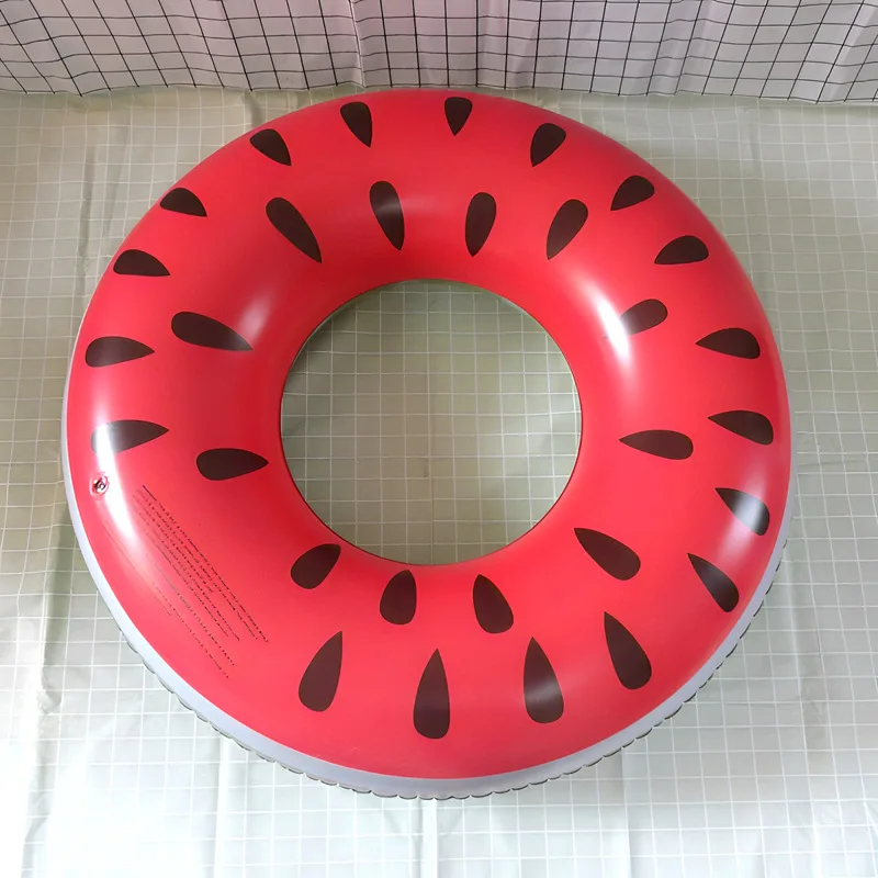 Inflatable Watermelon Pool Float Accessory Swimming Ring Summer Party Water Toys PVC Floating Ring Detail View 5