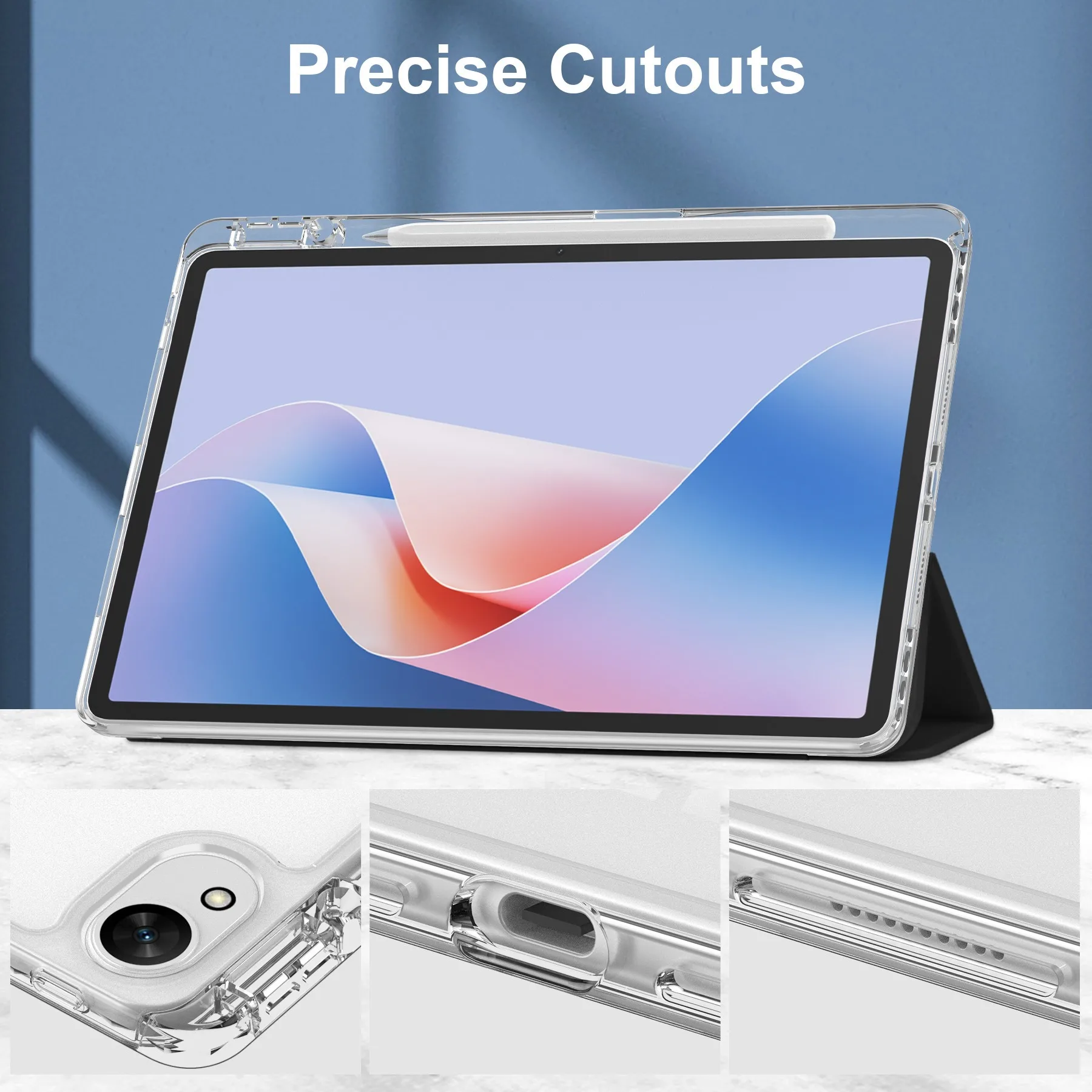 Magnetic Smart Case with Pencil Holder