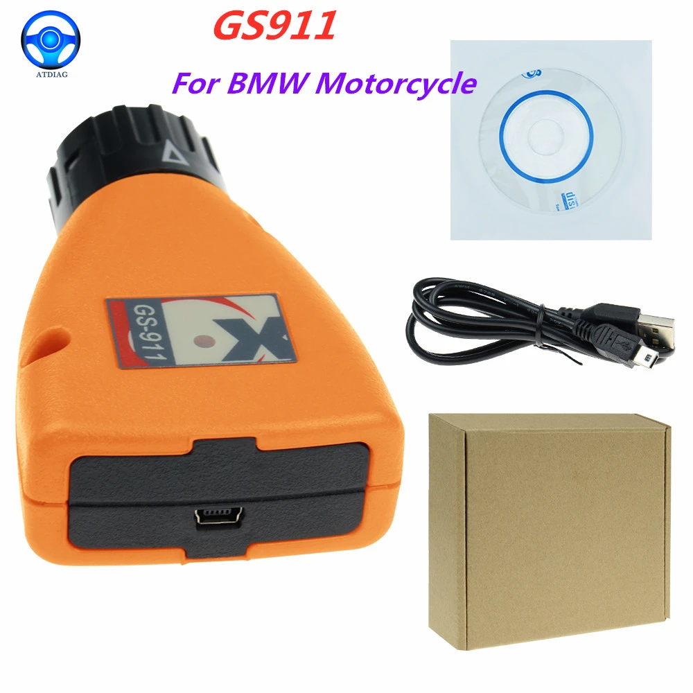 motorcycle oil temp gauge 2022 Professional Engine Analyzer GS-911 V1006.3 GS911 Emergency Diagnostic Scanner Tool For BM/W Motorcycles GS911 tools temperature gauge for motorcycle