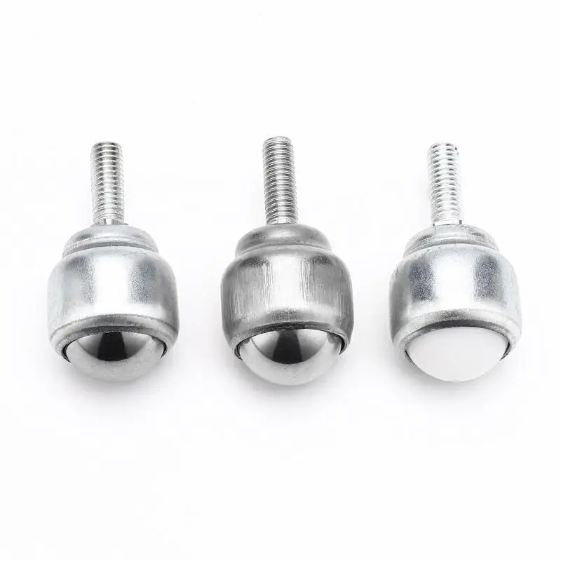 1/2/4/10Pcs 로드가 있는 볼 트랜스퍼 유니버설 볼 트랜스퍼 캐스터 CY-12D CY-19D CY-25D CY-25F CY-40F 나일론 탄소강 SUS304