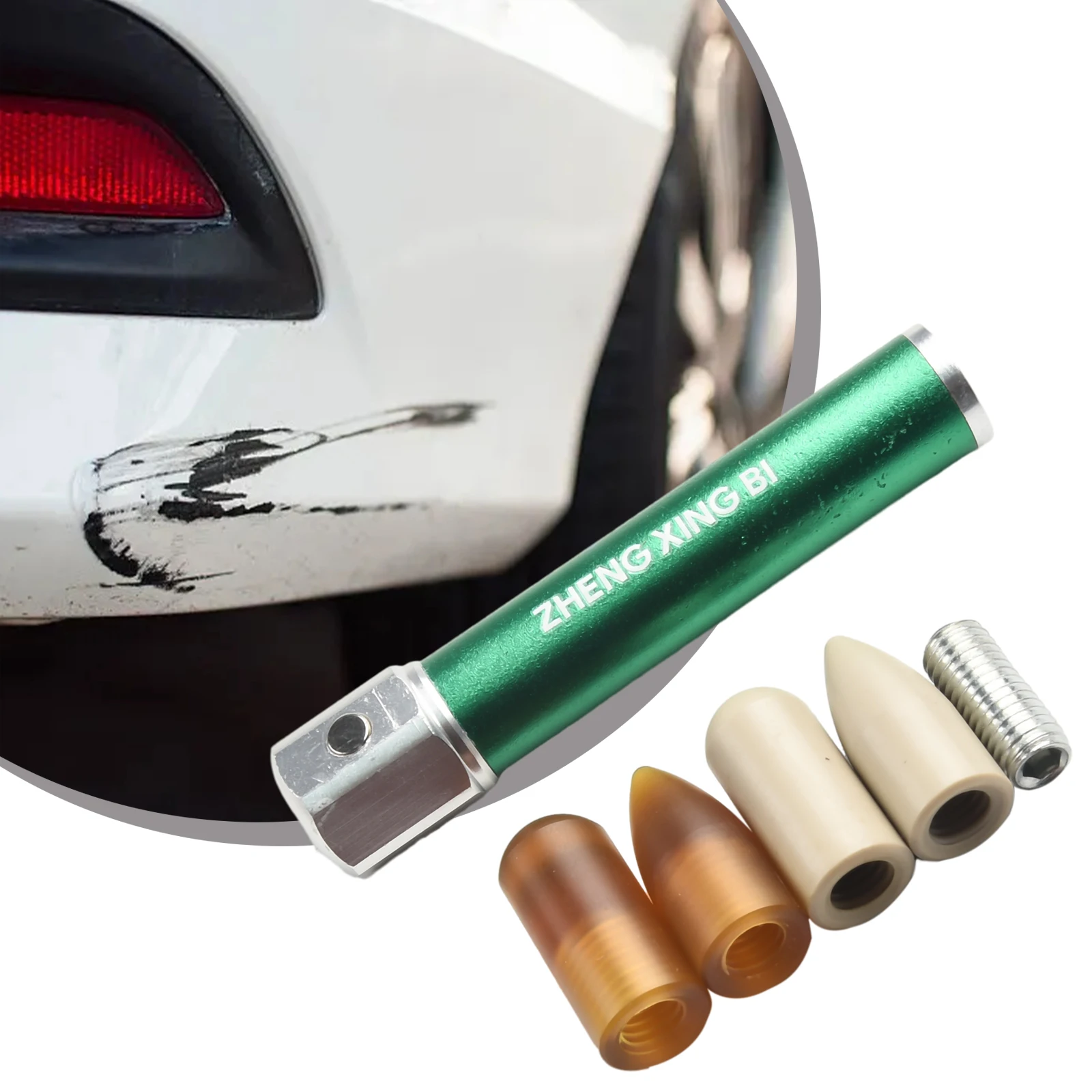 6 Pcs Dent Repair Tools DIY Paintless Dent Repair Pen Heads Tip Knock-Tools Tap Down Pen Paintless Dent Repair Hand Tool