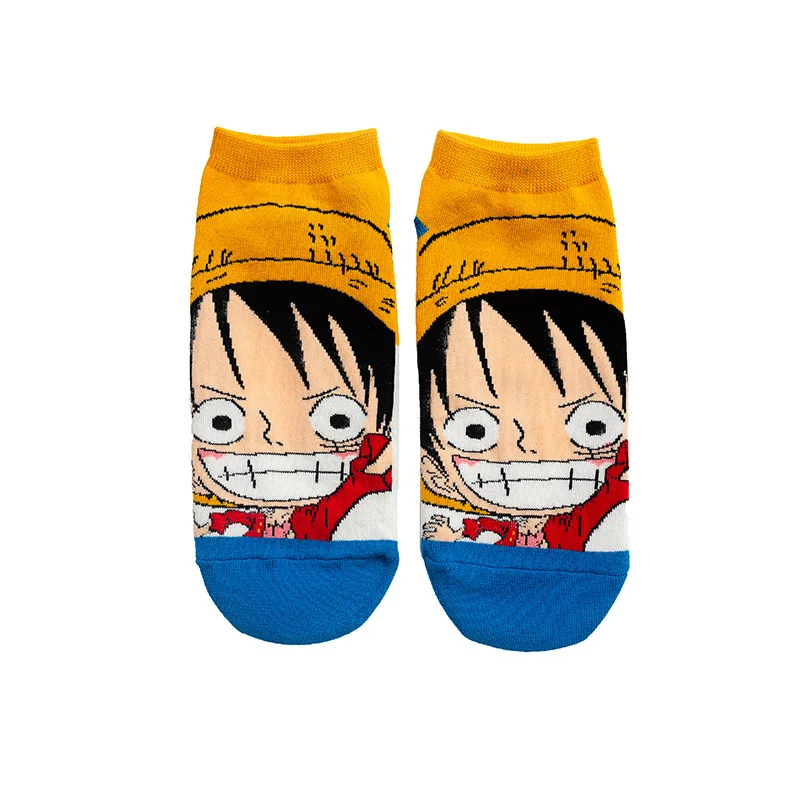Anime One Piece Luffy Chopper Short Socks Women Students Cotton Sox women socks anime socks cotton socks