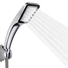 300 Holes High Pressure Rainfall Shower Head Water Saving 3 Color Chrome Black White Sprayer Nozzle Bathroom Accessories 5