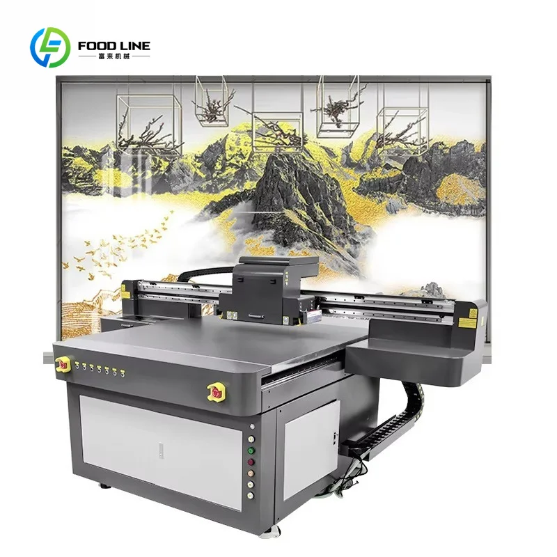 Stampante Digitale UV Flatbed 1313 per Grandi Formati, Macchina per Stampa su Ceramica, Vetro e Metallo Personalizzata - immagine 3
