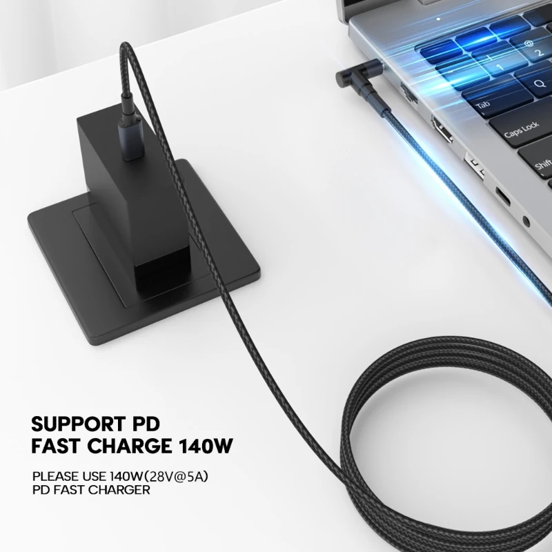 140W PD USB 유형 C 수 입력 DC5.5x2.1mm 5.5x2.5mm 수 전원 충전 케이블