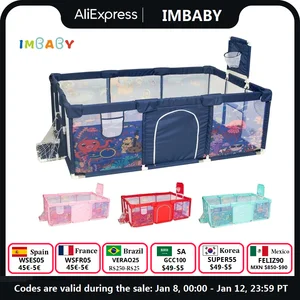 Corralito plegable para bebé, patio de juegos grande Heyo.Ja, corralito  para bebés y niños pequeños, bolígrafos de juego para bebés y niños  pequeños con puerta - AliExpress