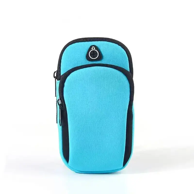 Phone Arm Bag Sweatproof Oxford Sport Fitness Running Phone Arms Bag Armband Phone Case Holder Gym Arm Band Headphone Hole