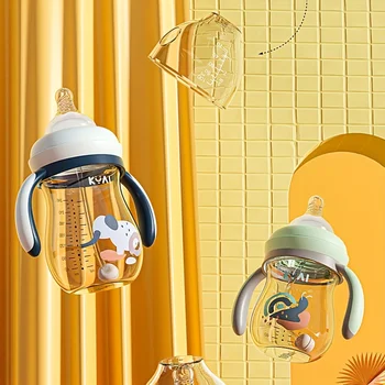 Durable Baby Bottle with Handle 2