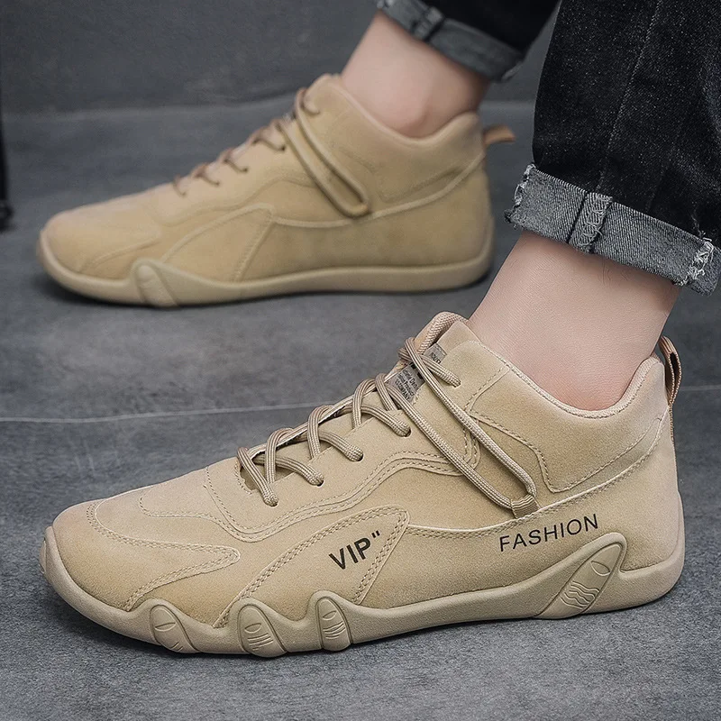 Sport Shoes Men Breathable Anti-slip Work Outdoor Hiking Skateboarding