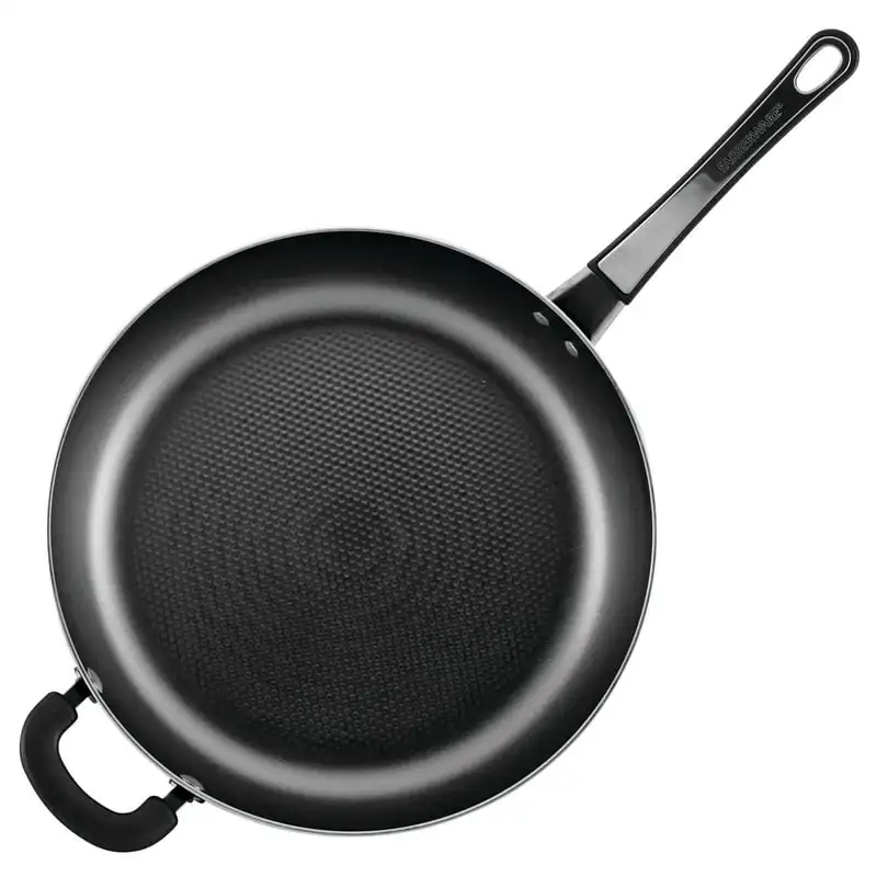 High Performance Nonstick Covered Deep Frying Pan, Fry Pan, Skillet, Black  - AliExpress