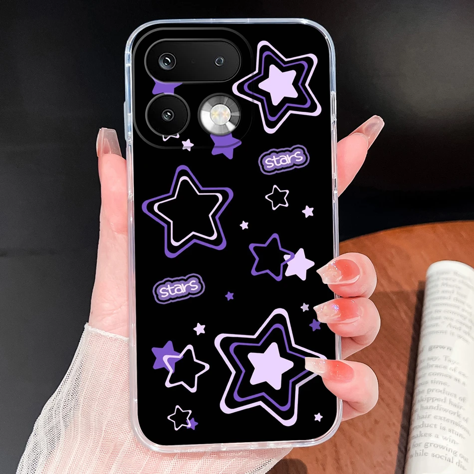 Stylish Soft Slim TPU Clear Silicone Phone Case - Lightweight Protective Cover